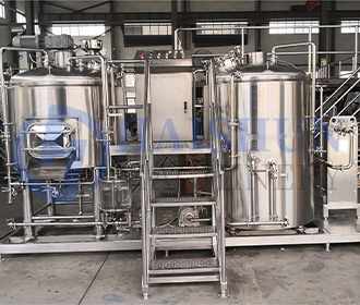 5BBL Brewhouse a 2 vasche con riscaldamento a gas