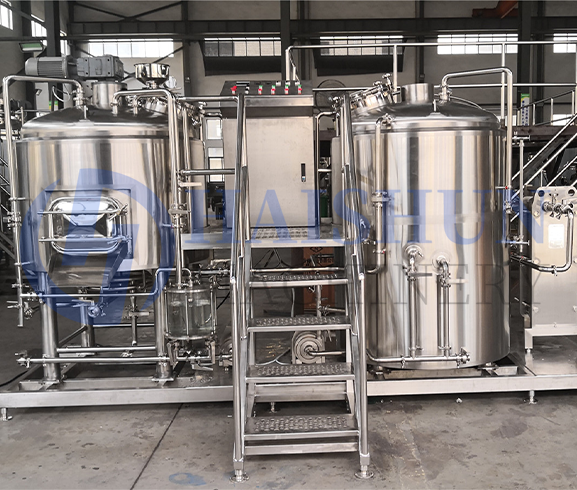 5BBL Brewhouse a 2 vasche con riscaldamento a gas