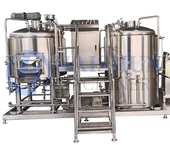 5BBL Brewhouse a 2 vasche con riscaldamento a gas