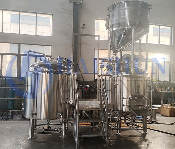 7BBL Brewhouse con tramoggia